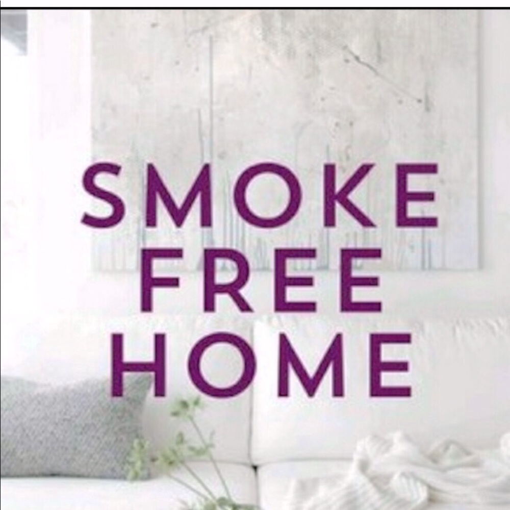 Items purchased from me are from a smoke free home